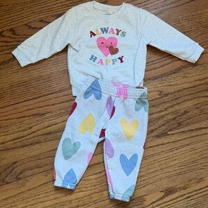 Garanimals Cozy White Fleece Outfit